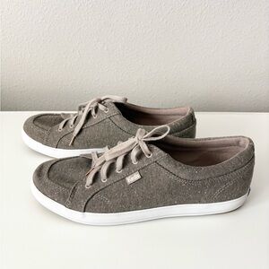 KEDS Taupe Sneakers Women 8.5 Casual Neutral Dream Foam Comfort Since 1916